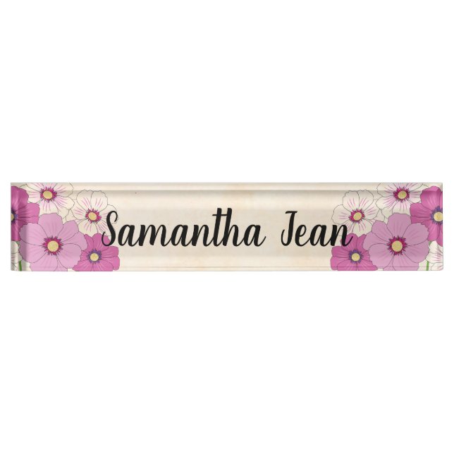 Daisies Nameplate (Front)