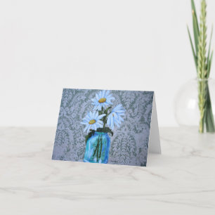 DAISIES - Original Art Note Card