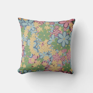 Daisies Outdoor Pillow