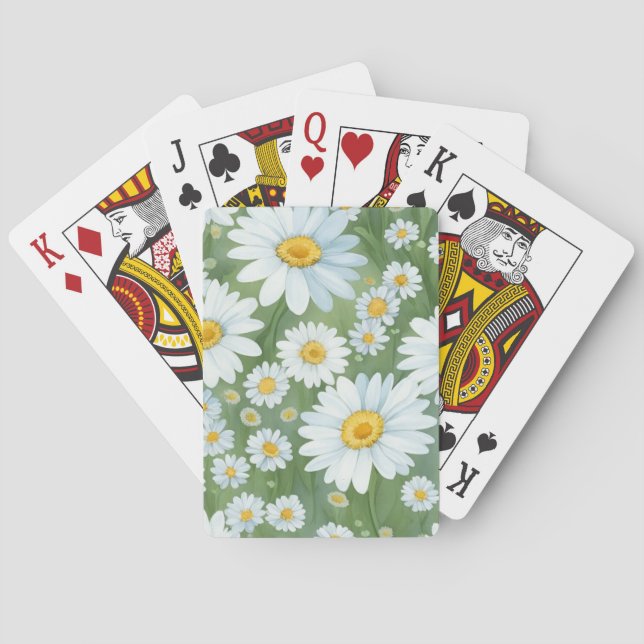 Daisies  playing cards (Back)