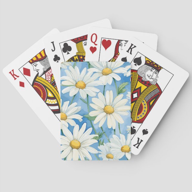 Daisies  playing cards (Back)