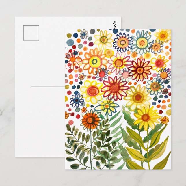 Daisies Postcard (Front/Back)