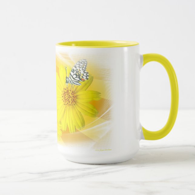 Daisies Refelcted Mug (Right)