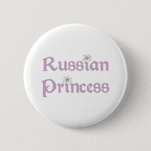 Daisies Russian Princess 2 Inch Round Button