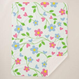 Daisies Sherpa Blanket