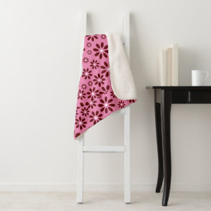 Daisies Simple Stylish Modern  Sherpa Blanket