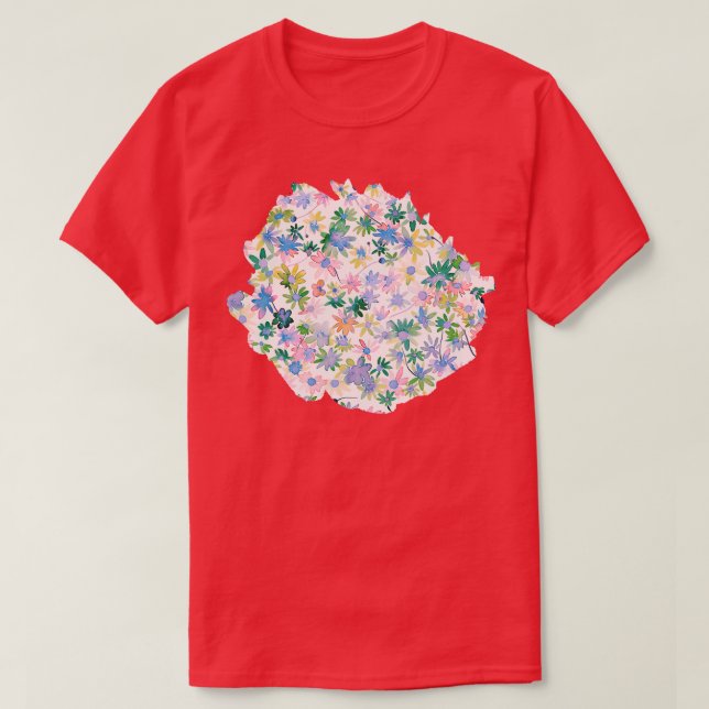 Daisies Spring blooms Repeat T-Shirt (Design Front)