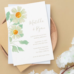 Daisies Wedding Invitation