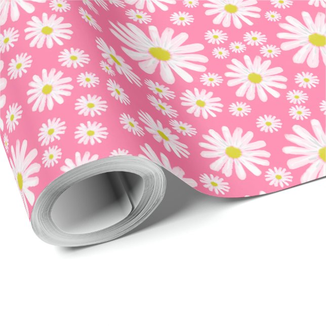 Daisies Wrapping Paper (Roll Corner)