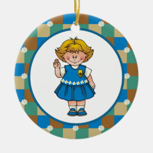 Daisy4 Ceramic Ornament