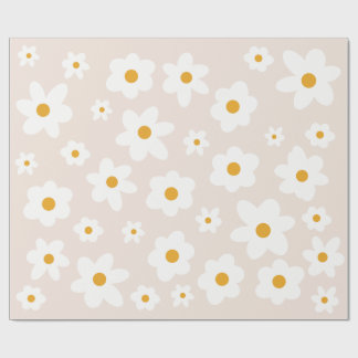 Daisy 1st Birthday Wrapping Paper