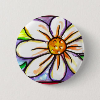 Daisy 2 Inch Round Button