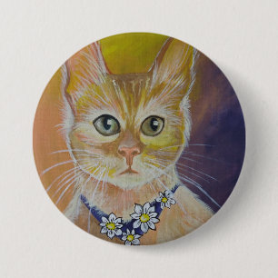 Daisy 3 Inch Round Button
