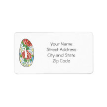 Daisy Address Label to Personalize or Customize