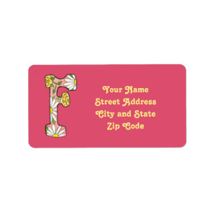 Daisy Address Label to Personalize or Customize