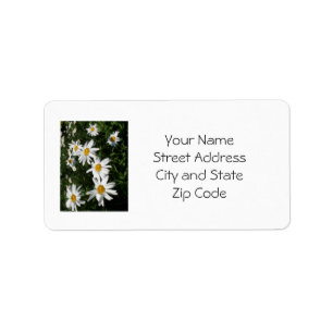 Daisy Address Label to Personalize or Customize