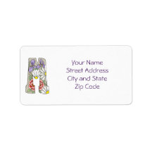Daisy Address Label to Personalize or Customize
