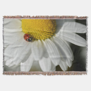 Daisy And A Ladybug Throw Blanket