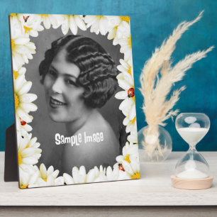 Daisy and LadyBug Art Frame Plaque