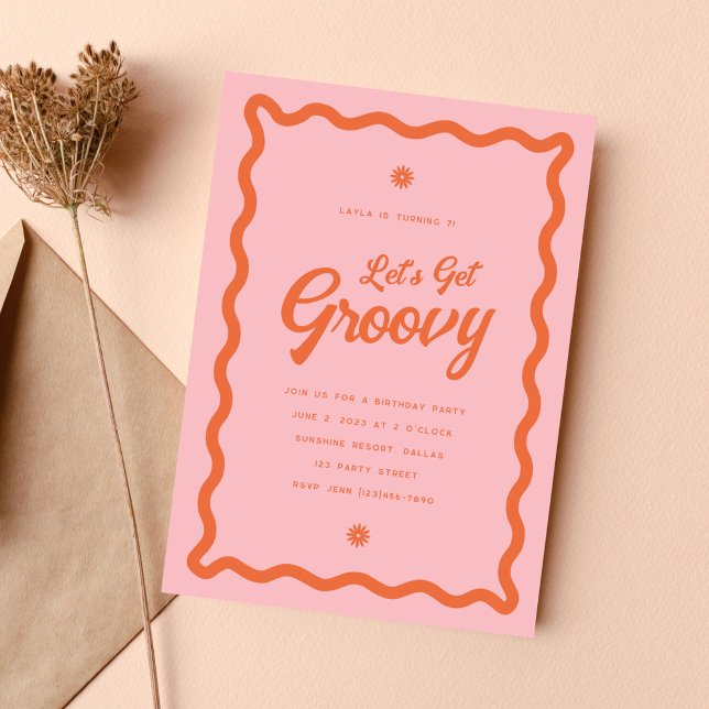 Daisy Anniversaire Fête Invitation (Créateur téléchargé)