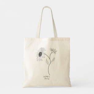 Daisy - April birth month flower  Tote Bag