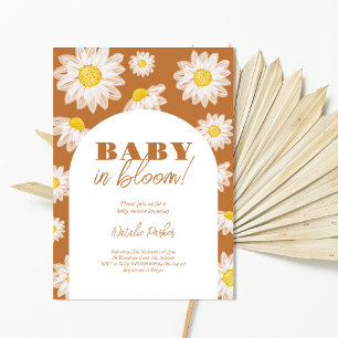 Daisy Baby in Bloom Baby Shower Invitation
