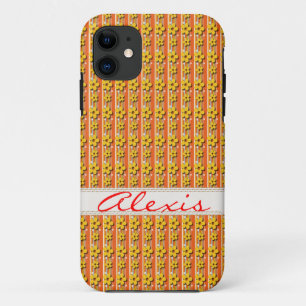 Daisy Background with name iPhone 11 Case