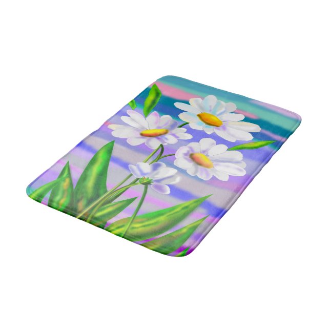 Daisy Bath Mat (Angled)