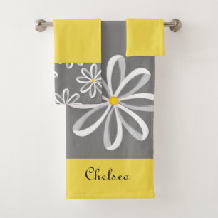 Daisy Bath Towel Set