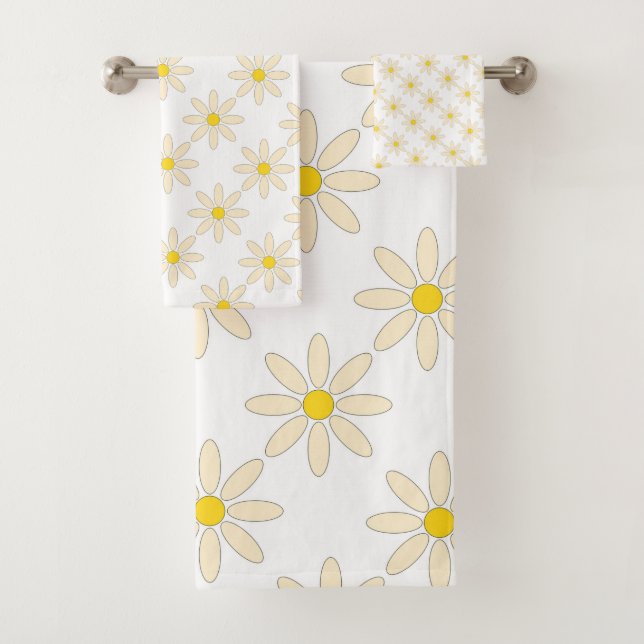 Daisy Bath Towel Set (Insitu)