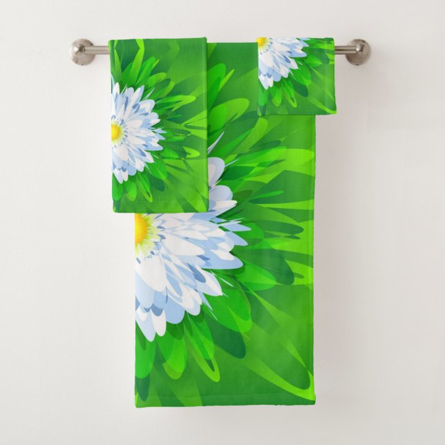 Daisy Bath Towel Set (Insitu)