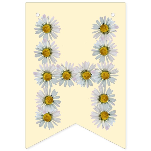 Daisy Birthday Banner  (Twelfth Flag)