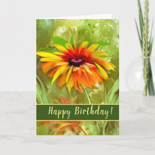 Daisy Birthday Greeting Card