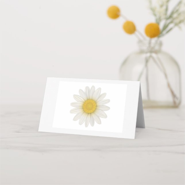 Daisy blank place cards (Front)