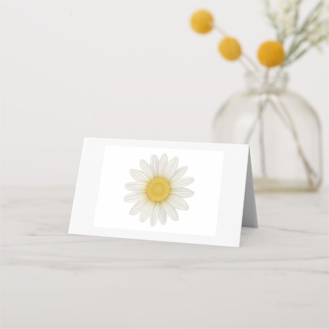 Daisy blank place cards (Front)