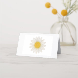 Daisy blank place cards