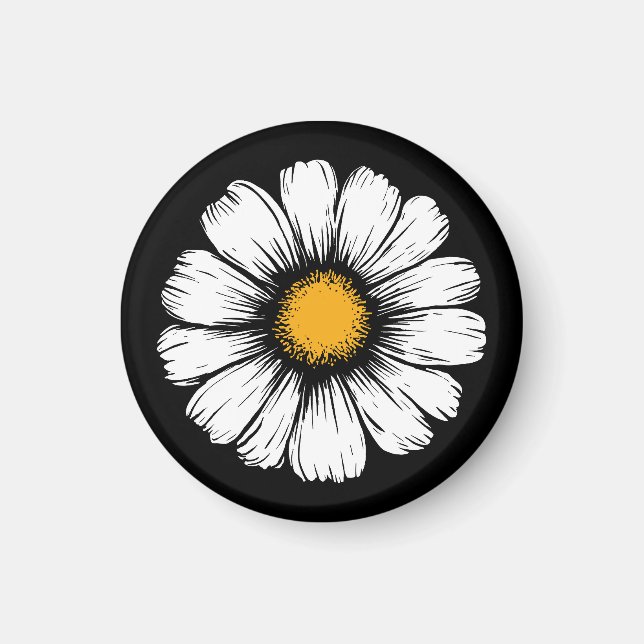 Daisy Bloom Magnet (Front)