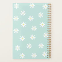 Daisy Bloom Planner – Soft Blue Floral Cover