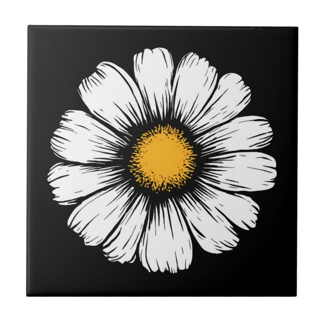 Daisy Bloom Tile (Front)