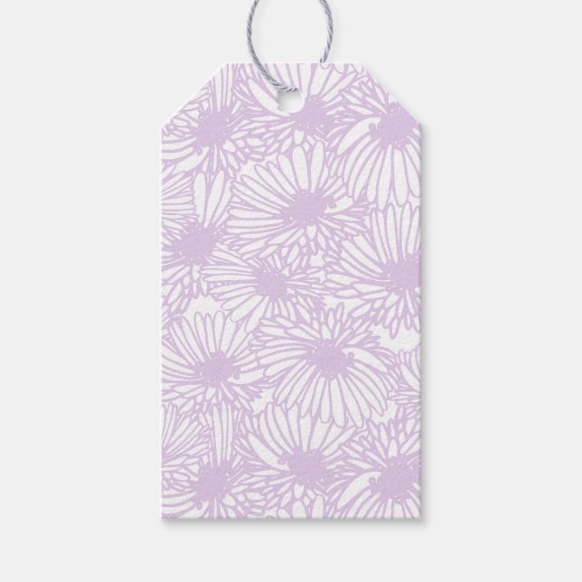 Daisy Blooms - Airy Lilac Gift Tags (Front)