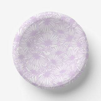 Daisy Blooms - Airy Lilac Paper Plate