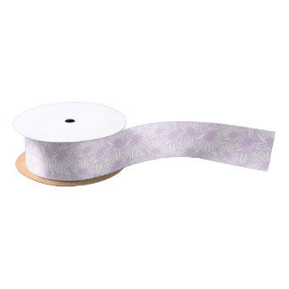 Daisy Blooms - Airy Lilac Satin Ribbon