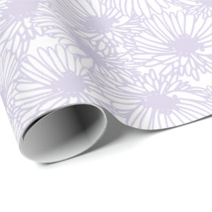 Daisy Blooms - Dusty Lavender Wrapping Paper