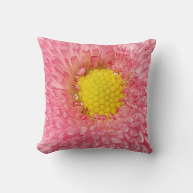 Daisy Blossom Throw Cushion (Front)