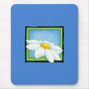 Daisy blue Mousepad
