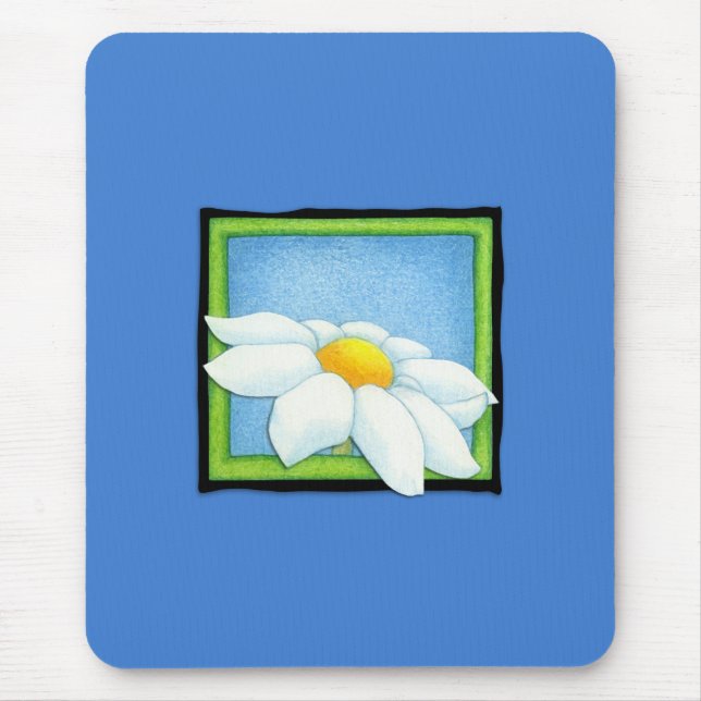 Daisy blue Mousepad (Front)