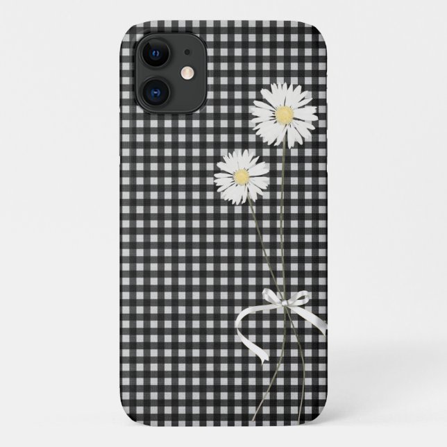 daisy bouquet on gingham Case-Mate iPhone case (Back)