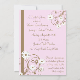 Daisy Bridal Shower Invitation