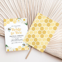 Daisy Bride to Bee bridal shower Invitation
