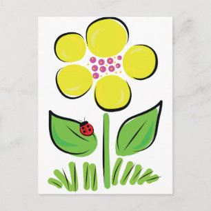 Daisy Bug Postcard